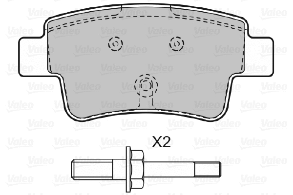 Brake Pad Set, disc brake (598722)