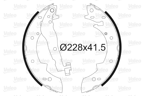 Brake Shoe Set (562561)