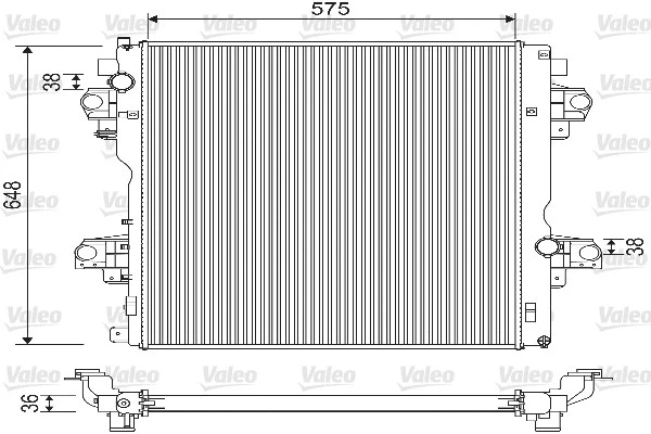 Radiator, engine cooling (733207)