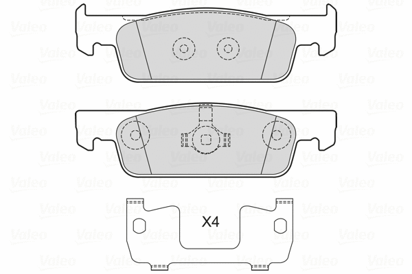 Brake Pad Set, disc brake (601716)