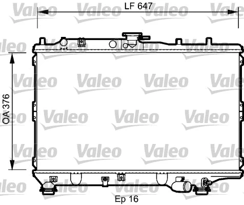 Radiator, engine cooling (734264)