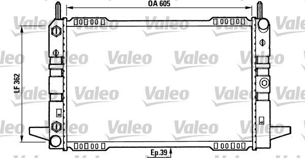 Radiator, engine cooling (730586)