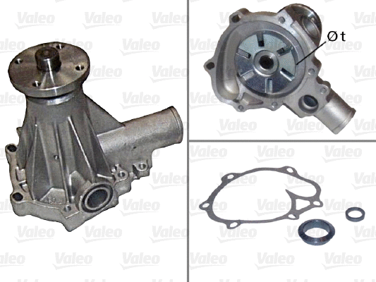 Water Pump, engine cooling (506026)