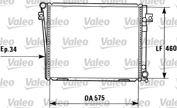 Radiator, engine cooling (819405)