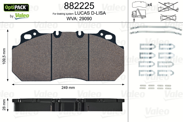 Brake Pad Set, disc brake