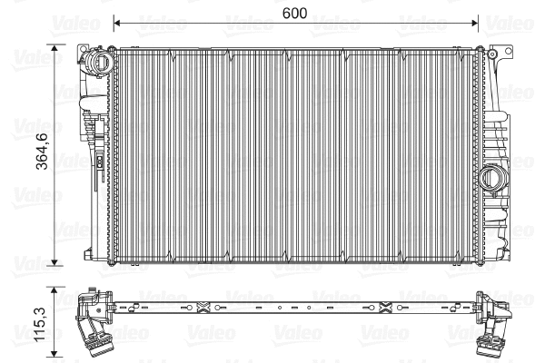 Radiator, engine cooling (735451)