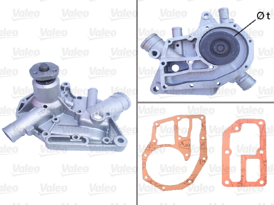 Water Pump, engine cooling (506059)
