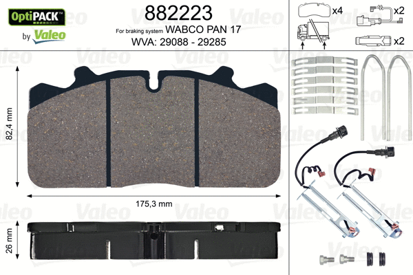 Brake Pad Set, disc brake