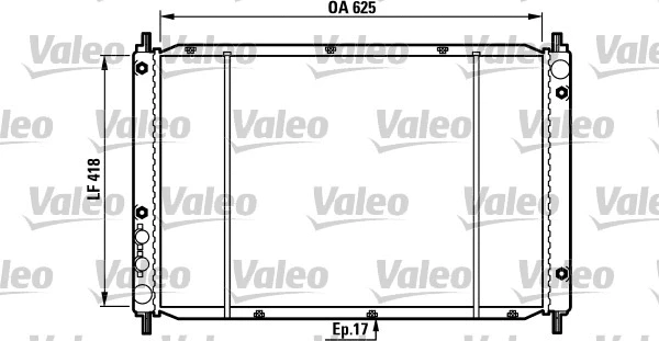 Radiator, engine cooling (730970)