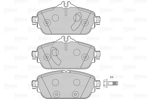 Brake Pad Set, disc brake (601504)