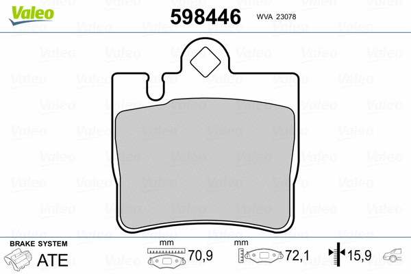Brake Pad Set, disc brake