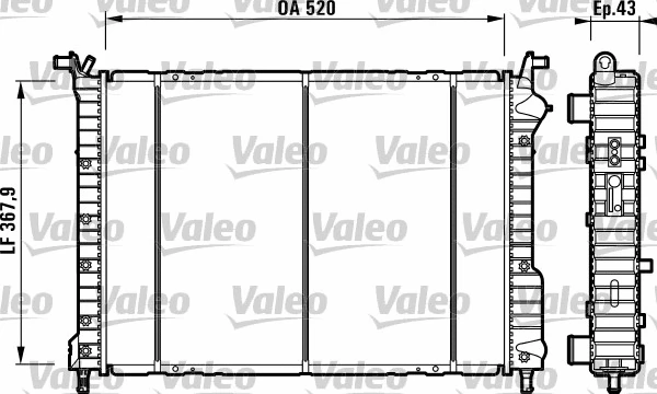 Radiator, engine cooling (732147)