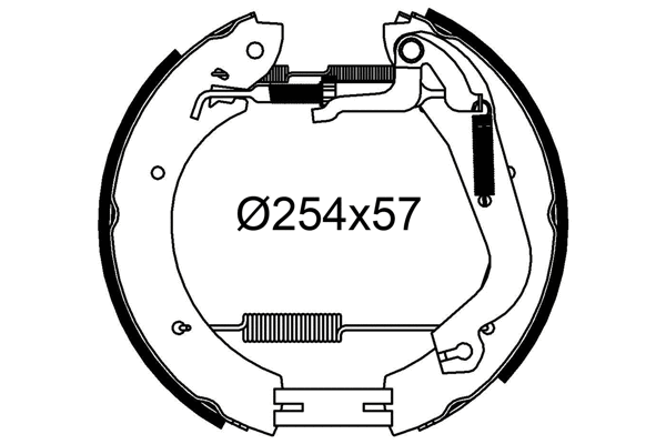 Brake Shoe Set (554930)