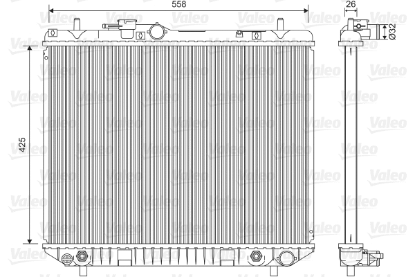 Radiator, engine cooling (701593)