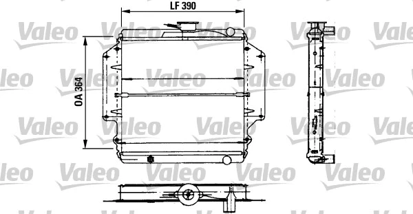 Radiator, engine cooling (730458)