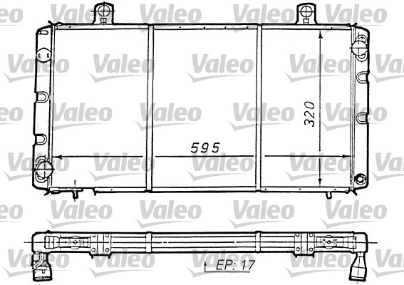 Radiator, engine cooling (810964)