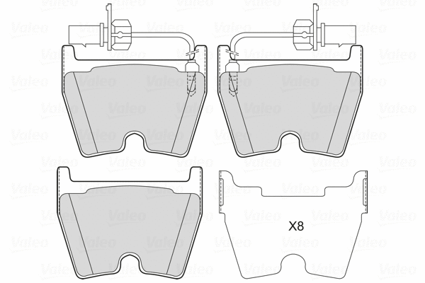 Brake Pad Set, disc brake (601758)
