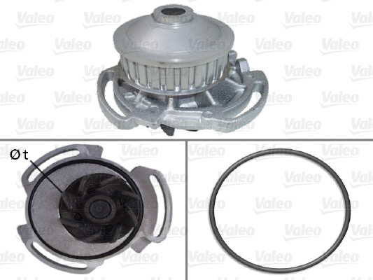 Water Pump, engine cooling (506013)