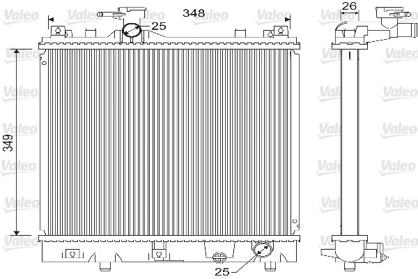 Radiator, engine cooling (733215)
