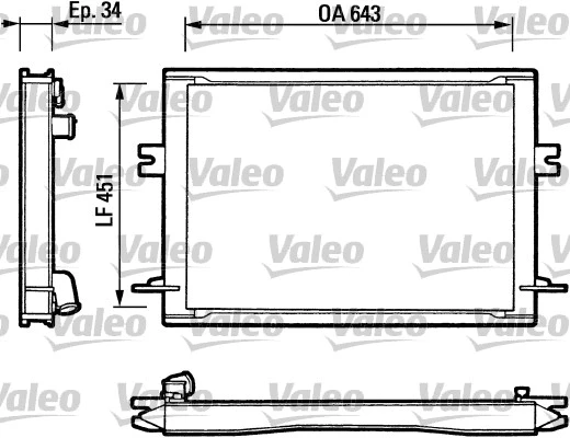 Radiator, engine cooling (811348)