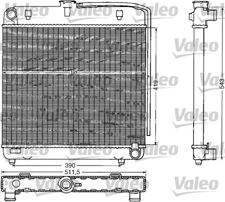Radiator, engine cooling (883777)