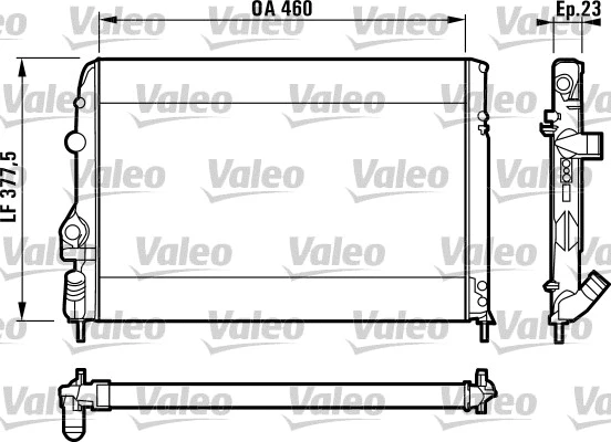 Radiator, engine cooling (732559)