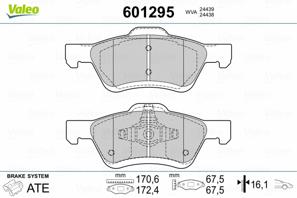 Brake Pad Set, disc brake
