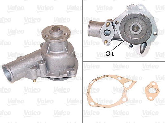 Water Pump, engine cooling (506098)