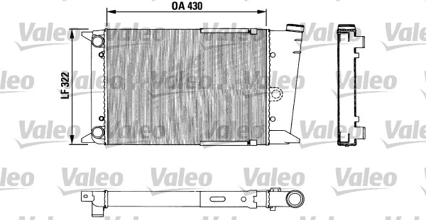 Radiator, engine cooling (883678)