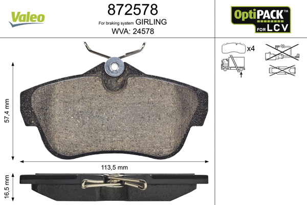Brake Pad Set, disc brake