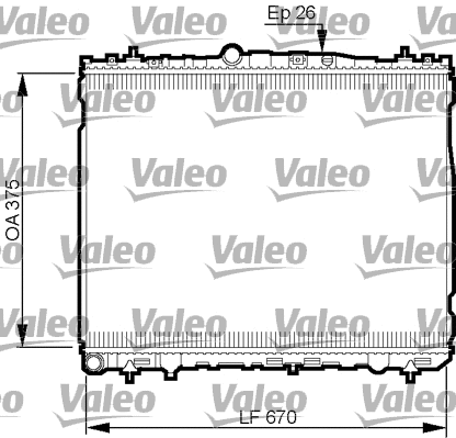 Radiator, engine cooling (735514)