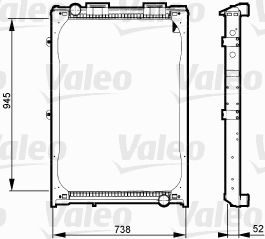 Radiator, engine cooling (730323)