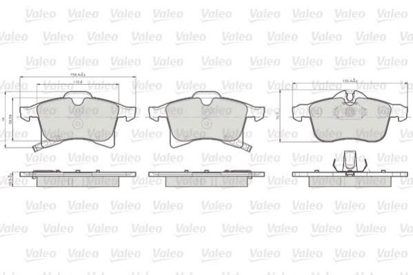 Brake Pad Set, disc brake (872832)