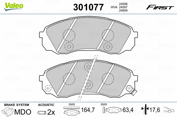 Brake Pad Set, disc brake
