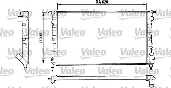 Radiator, engine cooling (816552)