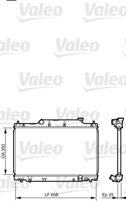 Radiator, engine cooling (734702)