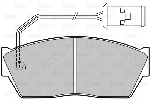 Brake Pad Set, disc brake (598131)