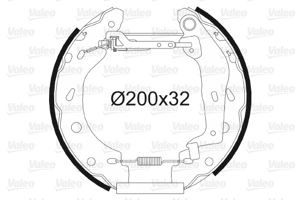 Brake Shoe Set (554787)