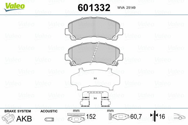Brake Pad Set, disc brake