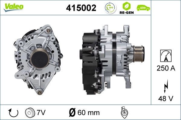 Alternator, starter (415002)