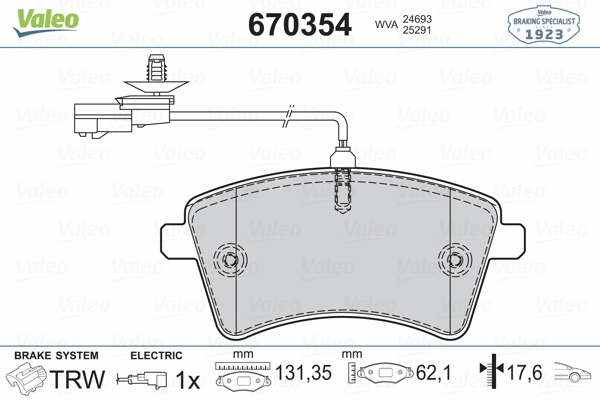 Brake Pad Set, disc brake