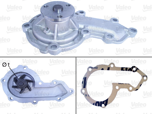 Water Pump, engine cooling (506732)