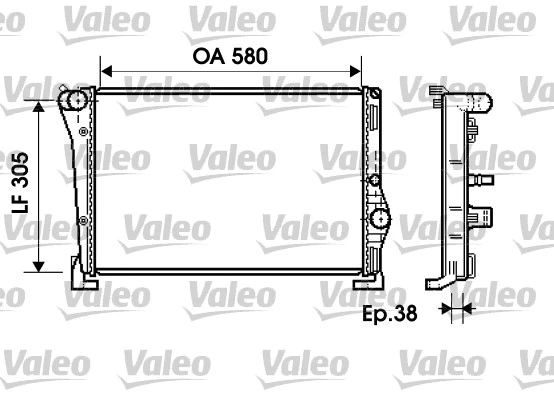 Radiator, engine cooling (734364)
