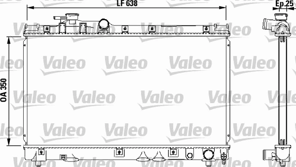 Radiator, engine cooling (732542)
