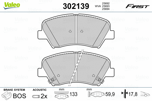 Brake Pad Set, disc brake