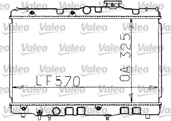 Radiator, engine cooling (730472)