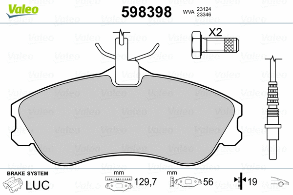 Brake Pad Set, disc brake