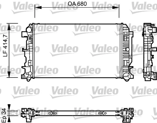 Radiator, engine cooling (735084)