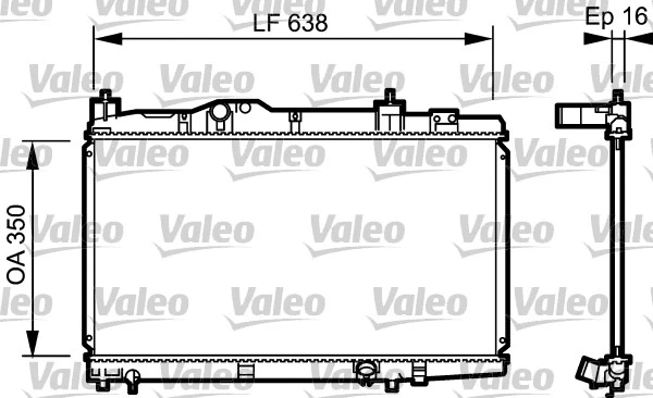 Radiator, engine cooling (734916)