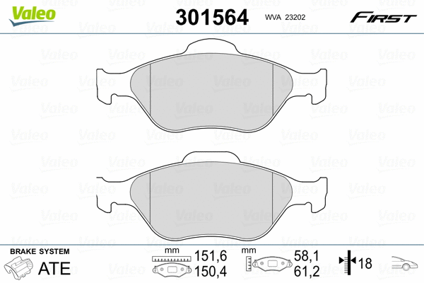 Brake Pad Set, disc brake